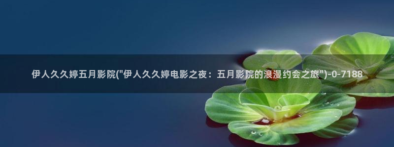 伊人网视频加载不出来：伊人久久婷五月影院(\